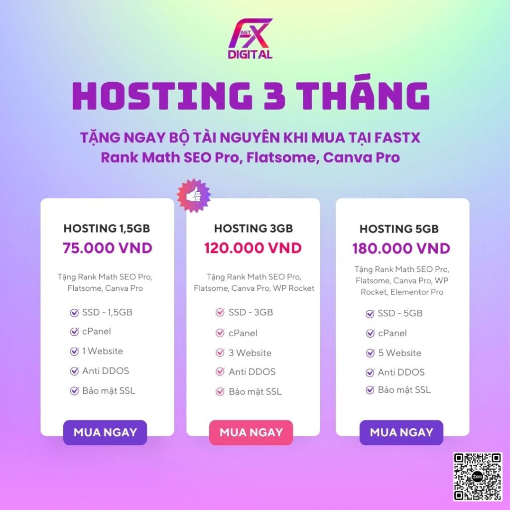 Hosting Tốc Độ Cao Tại FastX Digital
