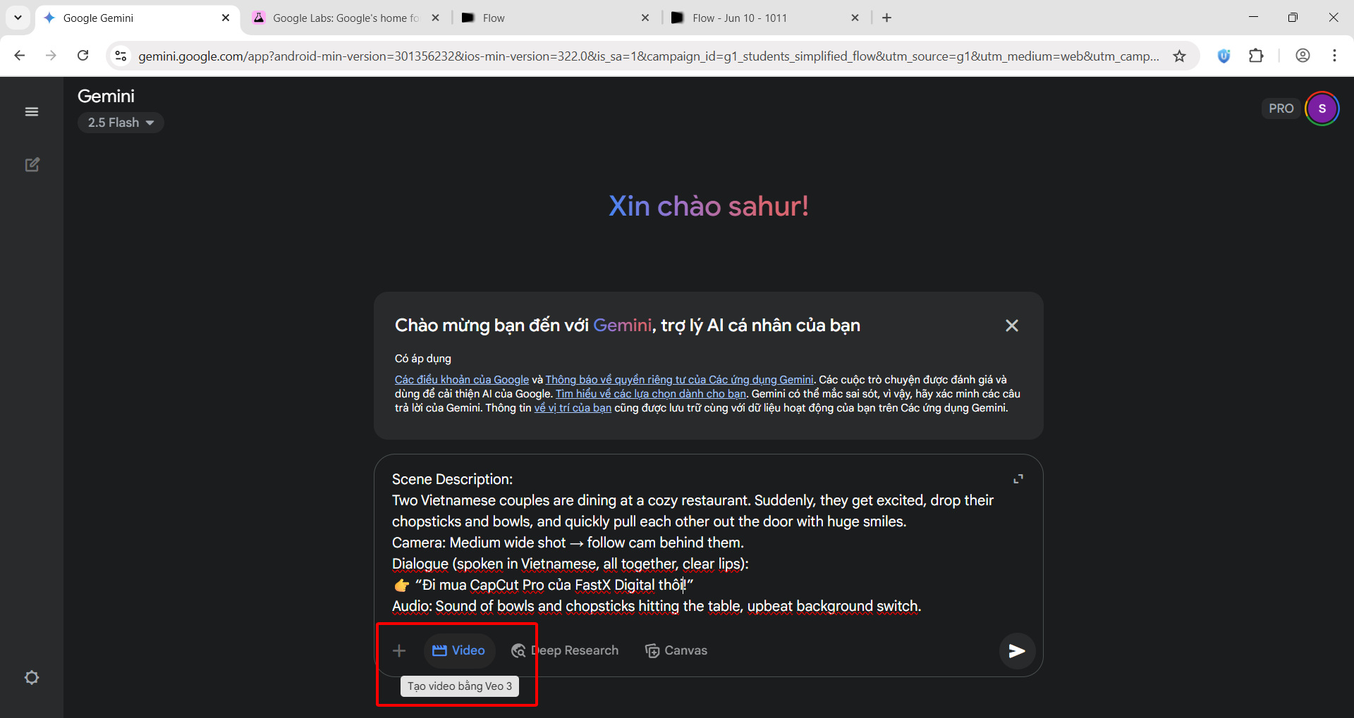 Phù thủy video AI “Google Veo 3”