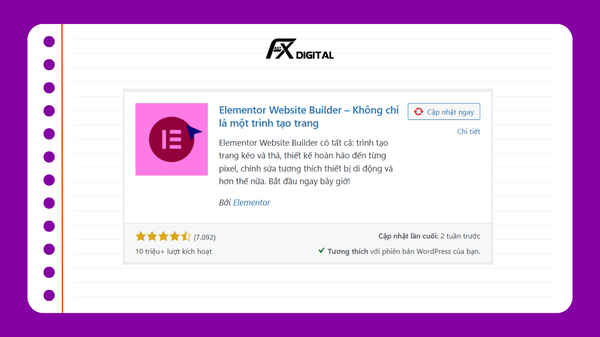 Các plugin cần thiết cho WordPress: Elementor