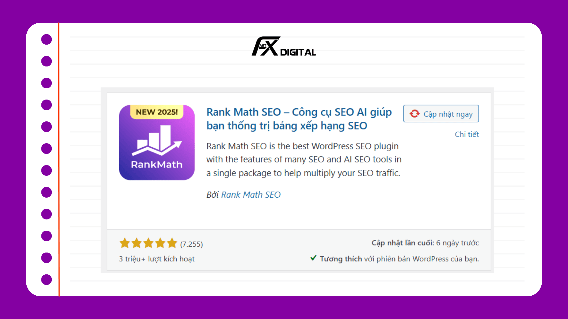 Các plugin cần thiết cho WordPress: Rank Math