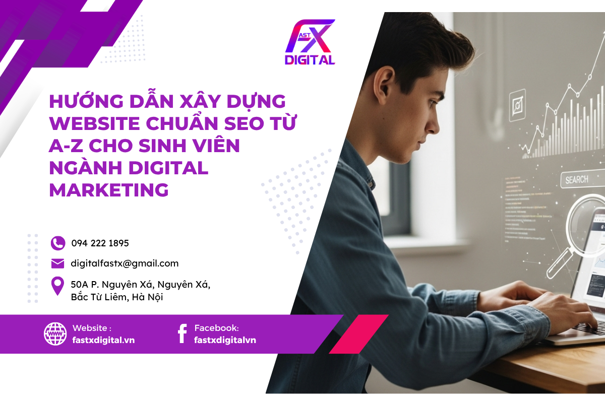 Hướng dẫn xây dựng website chuẩn SEO từ A-Z cho sinh viên ngành Digital Marketing
