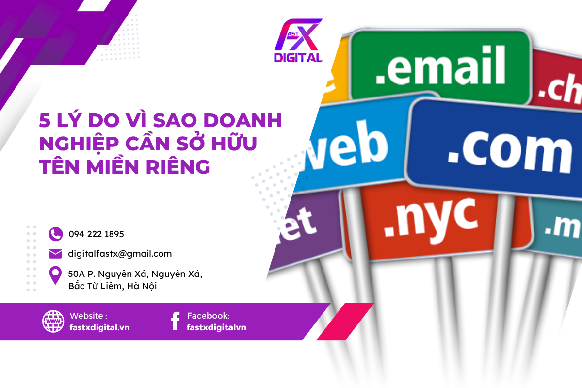 5 Lý Do Vì Sao Doanh Nghiệp Cần Sở Hữu Tên Miền Riêng