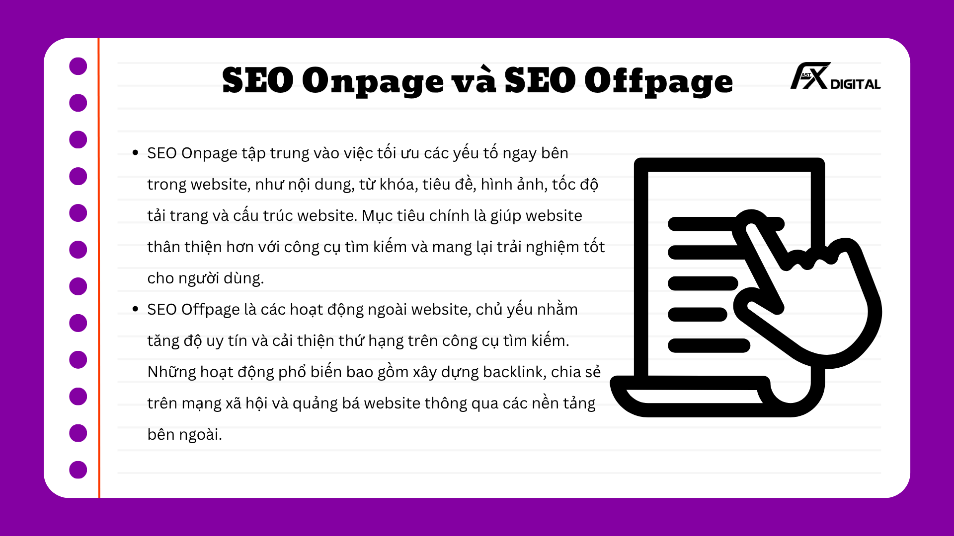SEO Onpage và SEO Offpage