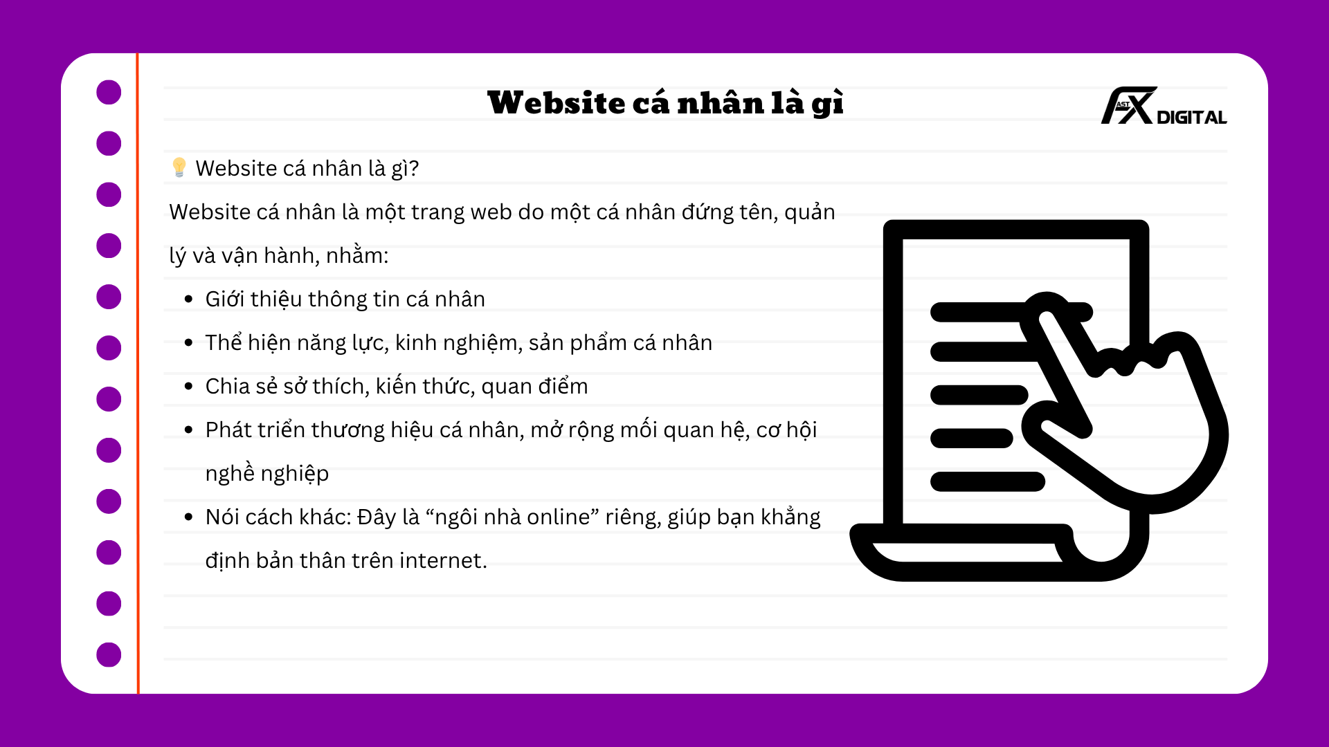 website cá nhân