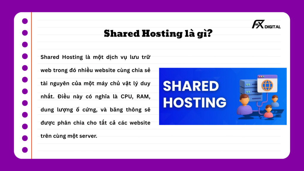 Shared Hosting là gì? Ưu điểm và hạn chế