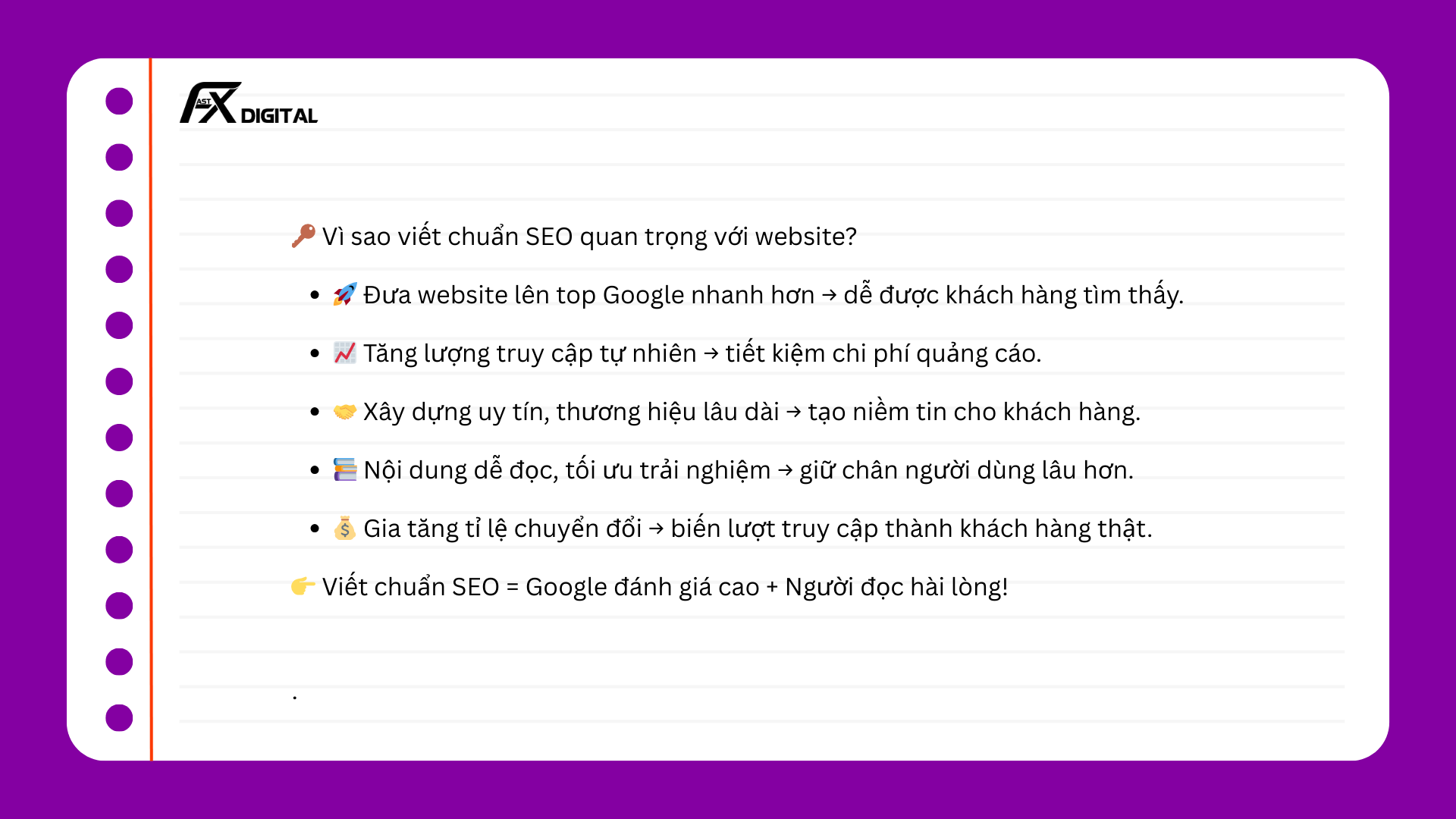 Tại sao viết chuẩn SEO lại quan trọng với website?