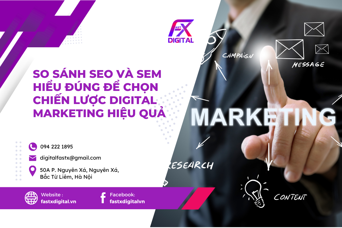 So Sánh SEO và SEM: Hiểu Đúng Để Chọn Chiến Lược Digital Marketing Hiệu Quả